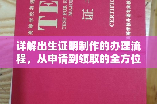 蓬溪详解出生证明制作的办理流程，从申请到领取的全方位指南