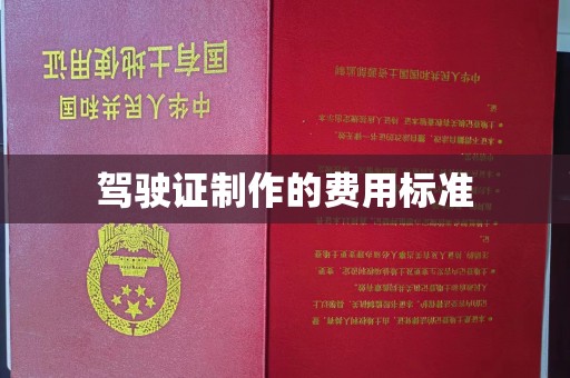 蓬溪驾驶证制作的费用标准