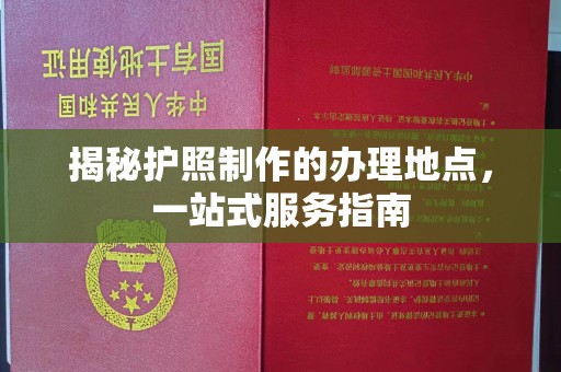 蓬溪揭秘护照制作的办理地点，一站式服务指南